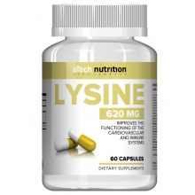 Аминокислота aTech Nutrition L-Lysine 620 мг 60 капсул