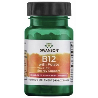  Swanson Vitamin B-12 with Folate 60 