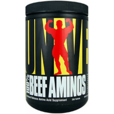 Аминокислотный комплекс Universal Nutrition 100% Beef Aminos 200 таблеток