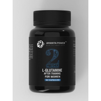 Глютамин Amanita Power L-Glutamine For Women 60 капсул