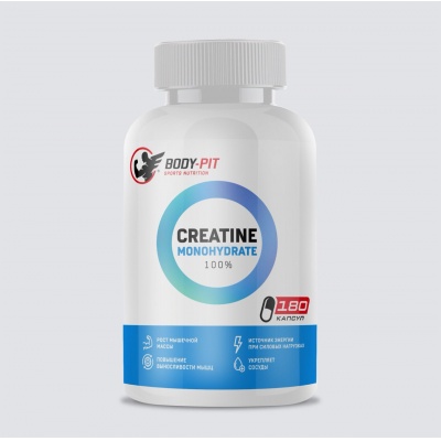 Креатин Body-Pit Creatine Monohydrate 180 капсул