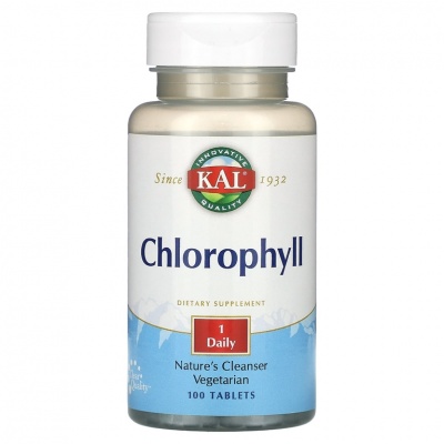 Антиоксидант KAL Chlorophyll 20 мг 100 таблеток