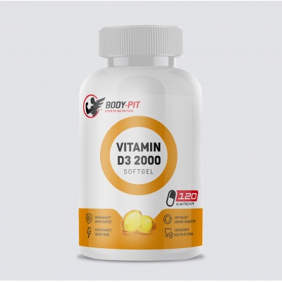  Body-Pit Vitamin D3 2000 120 