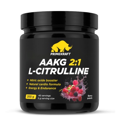  Prime Kraft AAKG + L-Citrulline Dl-Malate 200 