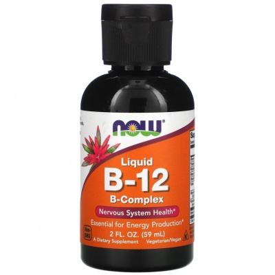 Витамины NOW Vitamin B-12 Complex 59 мл